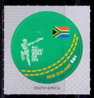 2015, New Zealand, ICC Cricket World Cup 2015, Odd Shape, Single Stamp, MNH. - Nuevos