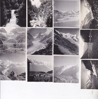 12 Photos De Particulier Haute Savoie  Chamonix  La Diosaz Lac Blanc Brévent  Vues Divers Réf 9199 - Places