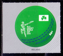 2015, New Zealand, ICC Cricket World Cup 2015, Odd Shape, Single Stamp, MNH. - Nuevos