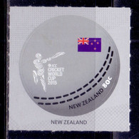 2015, New Zealand, ICC Cricket World Cup 2015, Odd Shape, Single Stamp, MNH. - Ongebruikt