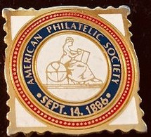 USA - AMERICAN PHILATELIC SOCIETY - SEPT. 14.1886 - SOCIETE AMERICAINE DE PHILATELIE - TIMBRE - STAMP - STEMPEL -   (27) - Postes