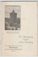 (Bu20) Kl. Heft "Spaziergang Durch Das Schöne Nürnberg" 1930/40er - Andere & Zonder Classificatie