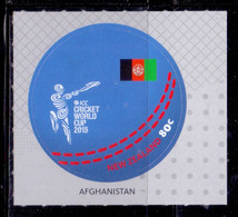 2015, New Zealand, ICC Cricket World Cup 2015, Odd Shape, Single Stamp, MNH. - Nuevos