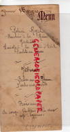 87- AMBAZAC- LIMOGES- MENU  YVONNE BARGUE  23/ 10/ 1948 - Menu