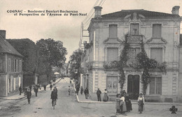 CPA 16 COGNAC BOULEVARD DENFERT ROCHEREAU ET PERSPECTIVE DE L'AVENUE DU PONT NEUF - Cognac