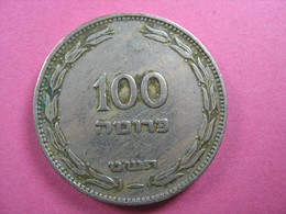 TEMPLATE LISTING ISRAEL  LOT OF  200  COINS 100 PRUTA PRUTOT 1949  COIN FREE SHIPPING  BY SURFACE REGISTERED MAIL. . - Autres – Asie