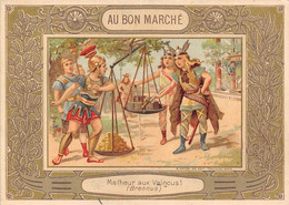 Image; 14 X 10 Cm      Publicité  Au Bon Marché   Brennus Malheur Aux Vaincus. Balance Romaine   (voir Scan) - Other & Unclassified