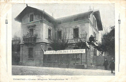 CPA TORINO - CORSO REGINA MARGHERITA - HOPITAL MILITAIRE De La COLONIE FRANCAISE - AVRIL 1918 Ospedale - Sanidad Y Hospitales