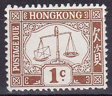 Hong Kong (Taxe) YT 1 Année 1924 (MNH **) Balance - Postage Due