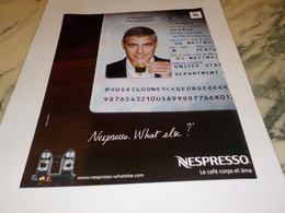 PUBLICITE GEORGE CLOONEY CAFE NESPRESSO 2009 - Posters