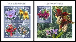 NIGER 2018 - Orchids - YT 4585-8 + BF857, CV=39 € [NIG18201] - Orquideas