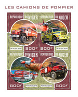 NIGER 2018 - Fire Engines, Mercedes - YT 4609-12, CV=19 € - Autos