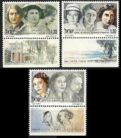 1991	Israel	1180-1182	Portraits Of Rahel Bluwstien Lea Goldberg & Sarah Aaronsohn. Women		3,60 € - Unused Stamps (with Tabs)