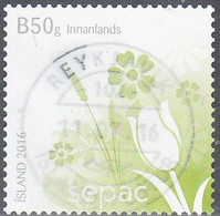 ICELAND   SCOTT NO 1405   USED     YEAR  2016 - Gebruikt