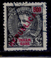 ! ! Inhambane - 1917 D. Carlos Local Republica 500 R - Af. 100 - Used - Inhambane