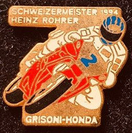 MOTO N°2 - SCHWEIZERMEISTER 1994 - GRISONI - HONDA - CHAMPIONNAT SUISSE - HEINZ ROHRER - CASQUE -   (27) - Motorbikes