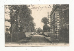 Cp , 94 , LE PLESSIS TREVISE , Avenue De CHAMPIGNY Et La Poste , écrite 1914 - Le Plessis Trevise