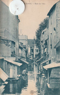 45 - Carte Postale Ancienne De   MONTARGIS   Rue Sur L'Eau - Montargis