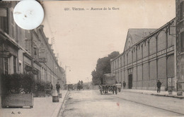 18 - Carte Postale Ancienne De  VIERZON   Avenue De La Gare - Vierzon