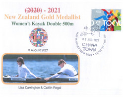 (WW 11 A) 2020 Tokyo Summer Olympic Games - New Zealand Gold Medal - 3-08-2021 - Women's Kayak Double 500m - Eté 2020 : Tokyo