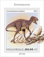 2021/05- MOZAMBIQUE - DINOSAURS   II        1V   MNH ** - Vor- U. Frühgeschichte