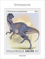 2021/05- MOZAMBIQUE - DINOSAURS   III        1V   MNH ** - Vor- U. Frühgeschichte