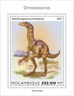 2021/05- MOZAMBIQUE - DINOSAURS   IV        1V   MNH ** - Vor- U. Frühgeschichte