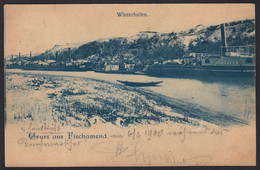 NÖ:  Fischamend, Winterhafen, Bruck An Der Leitha, 1900 - Bruck An Der Leitha