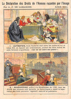 Image;15 X 11 Cm   Article 16 De La Déclaration Des Droits De L'homme Par De La Marche       (voir Scan) - Histoire