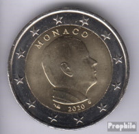 Monaco MON 9 2020 Stgl./unzirkuliert Stgl./unzirkuliert 2020 Kursmünze 2 Euro - Monaco