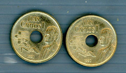 °°° Spagna N. 372 - 25 Ptas Barcellona 92 Date Diverse X 2 Circolate °°° - 500 Pesetas