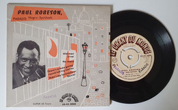 45 Tours : PAUL ROBESON / NEGRO-SPIRITUALS / GOSPEL / OLD MAN RIVER / LE CHANT DU MONDE LD 45 3008 - Canti Gospel E Religiosi