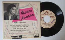 45 Tours : Marian Anderson / NEGRO-SPIRITUALS / GOSPEL / Sometimes / La Voix De Son Maître - Chants Gospels Et Religieux