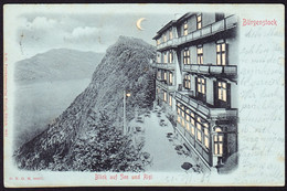 1901 Gelaufene Gegen Licht Halten AK. Bürgenstock - Autres & Non Classés
