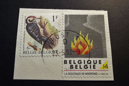 Belgie Belgique  -  Militaire Poststempel 4090 - Post 1 Op Fragment - Esercito