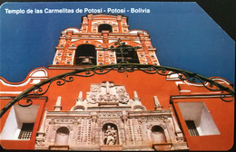 BOLIVIE  - Phonecard - Entel  - Templo De Las Carmelitas De Potosi  -  Bs.10 - Bolivie