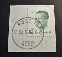 Belgie Belgique  -  Militaire Poststempel 4090 - Post 10 Op Fragment - Esercito