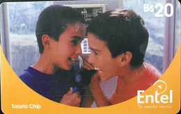 BOLIVIE  - Phonecard - Tarjeta Chip Entel  - Bs. 20 - Bolivie