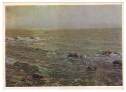 MORNING ON THE SEA, 1952 Oil On Canvas By MYKOLA HLUSHCHENKO. Unused Postcard - USSR, 1974 - Paintings
