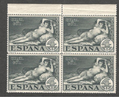 SPAIN....1930:GOYA  Edifil514mnh** Block Of 4 - Nuovi