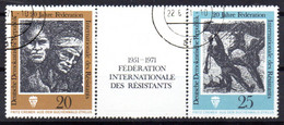 (DDR-BM1) DDR "20 Jahre Internationale Förderation Der Widerstandskämpfer (FIR)" Dreierstr. Mi 1680/81 Sauber Gestempelt - Used Stamps