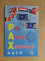 NATO  PATTO ATLANTICO  X ANNIVERSARIO     1959  CON ANULLO - Ereignisse