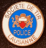 SOCIETE DE TIR  POLICE CANTONALE VAUDOISE - CANTON DE VAUD - SUISSE - POLIZEI - POLICIA - LAUSANNE - LIONS - LÖWEN -(27) - Policia