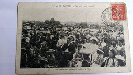 CPA M.et Mme BOTREL à FLIN (13 Août 1906), Les Spectateurs Devant Le Théatre 5/01/10 - Altri Comuni