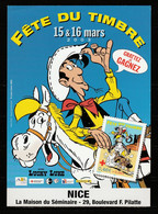 Mini-affiche Fête Du Timbre 2003 Avec Lucky Luke. - Plakate & Offsets