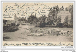 THIBESSART ..--  Le Village . 1906 Vers FLAWINNE ( Mme Ed. DAVID , Au Château ) . Voir Verso . - Léglise