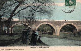 83 / VIDAUBAN / PONT D ARGENS / JOLIE CARTE ANIMEE COLORISEE - Vidauban