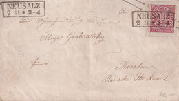 NORDDEUTSCHER BUND  LETTRE DE NEUSALZ - Postal  Stationery