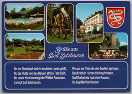 Nidda Bad Salzhausen - Mehrbildkarte 21 - Wetterau - Kreis