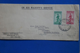 Y11 NEW ZEALAND  BELLE LETTRE   1936 WELLINGTON  POUR  BULAWAYO S. RHODESIA+ AFFRANCH. INTERESSANT - Brieven En Documenten